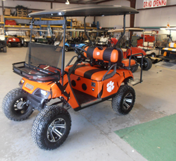 Golf cart after repair service