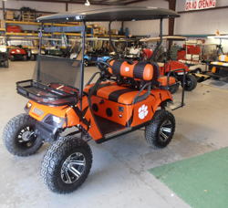 Golf cart after repair service